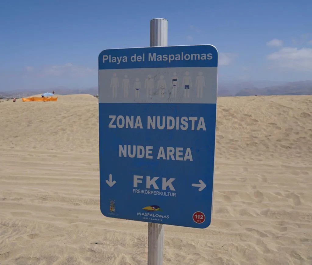 Naturistenstranden op Gran Canaria